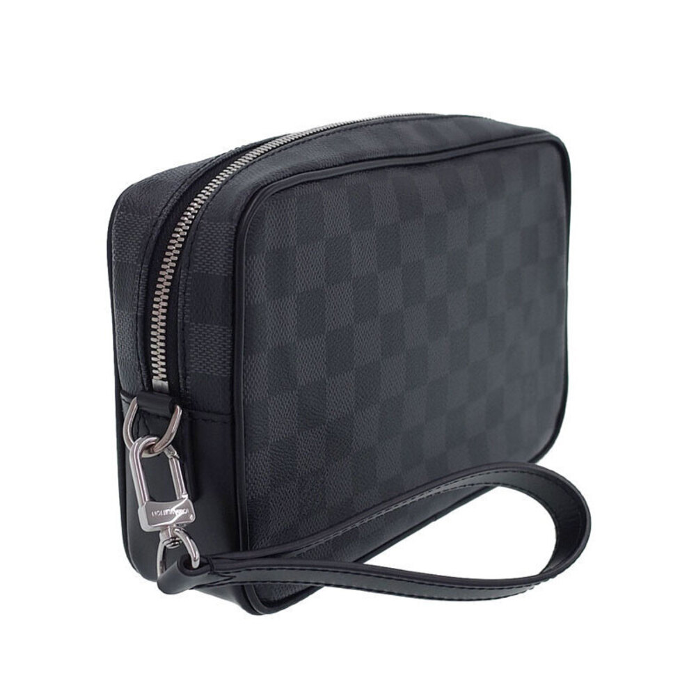 Louis Vuitton Bag Shoulder Damier Graphite Kasai Black Pochette